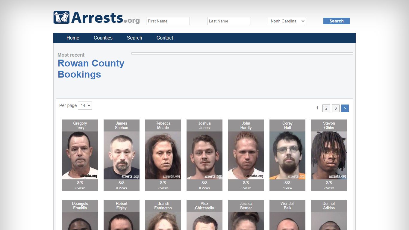 Rowan County Arrests and Inmate Search